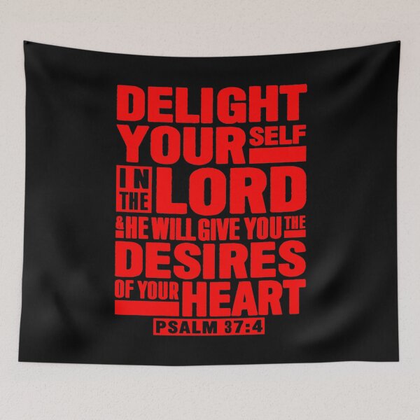 Item preview, Psalm 37:4 Delight Yourself In The LORD designed and sold by plushism.