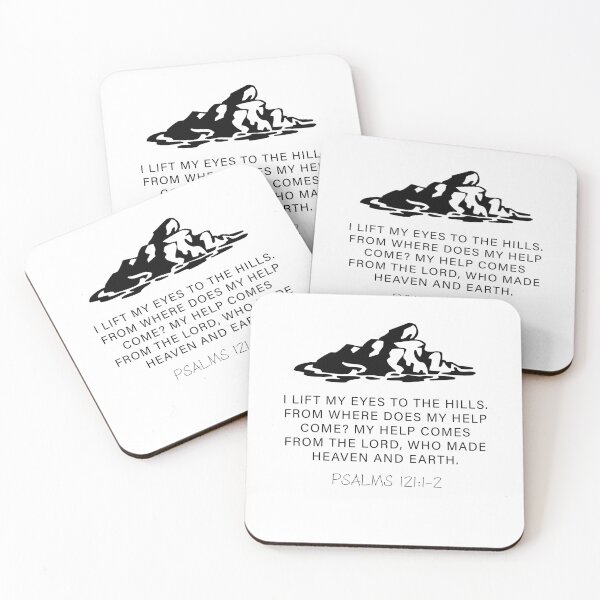 Item preview, I Lift My Eyes to the Hills Psalms 121  designed and sold by KCTraders.