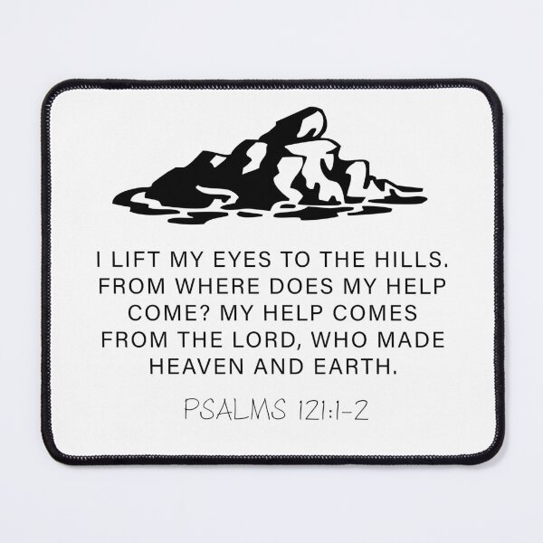 Item preview, I Lift My Eyes to the Hills Psalms 121  designed and sold by KCTraders.
