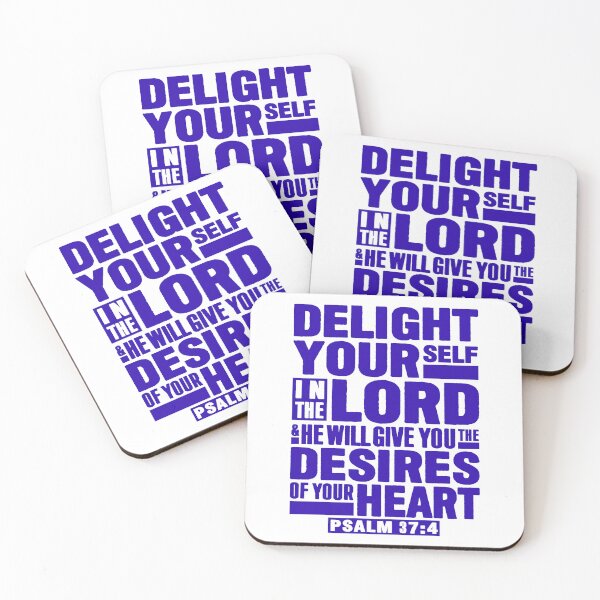 Item preview, Psalm 37:4 Delight Yourself In The LORD designed and sold by plushism.