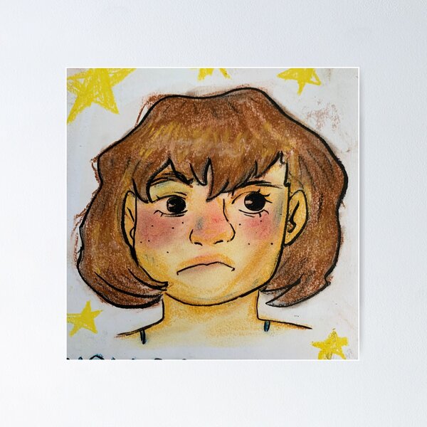 Item preview, girl who’s really going through it designed and sold by peachberry-jam.
