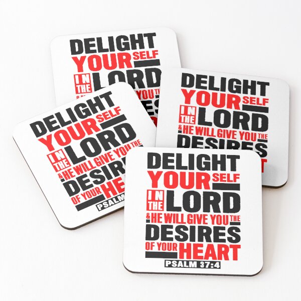 Item preview, Psalm 37:4 Delight Yourself In The LORD designed and sold by plushism.