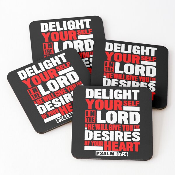 Item preview, Psalm 37:4 Delight Yourself In The LORD designed and sold by plushism.