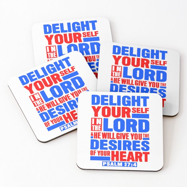 Item preview, Psalm 37:4 Delight Yourself In The LORD designed and sold by plushism.