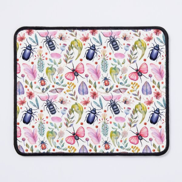 Item preview, Colorful Playful Watercolor Insects Pattern designed and sold by miamakescolors.