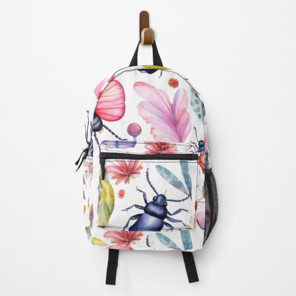 Item preview, Colorful Playful Watercolor Insects Pattern designed and sold by miamakescolors.