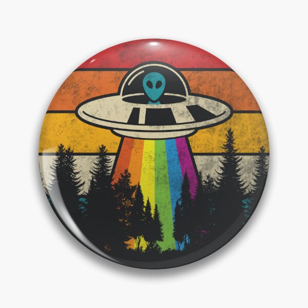 Item preview, Colorful Extraterrestrial - LGBTQ Pride and Alien Beam designed and sold by SweetLog.