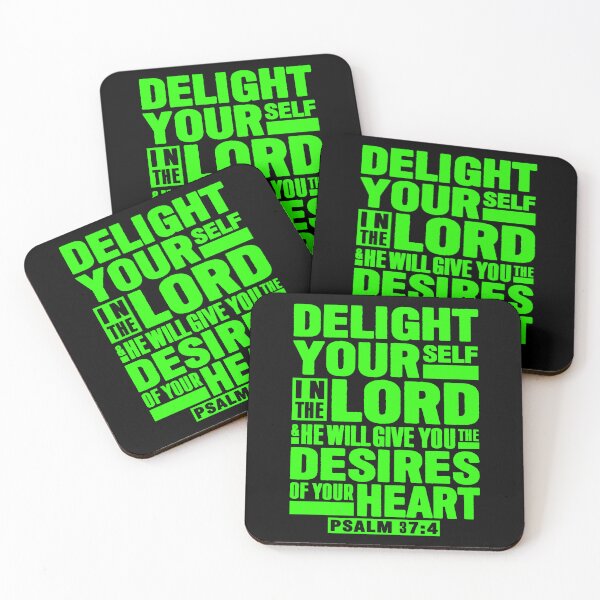 Item preview, Psalm 37:4 Delight Yourself In The LORD designed and sold by plushism.