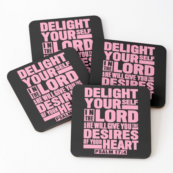 Item preview, Psalm 37:4 Delight Yourself In The LORD designed and sold by plushism.