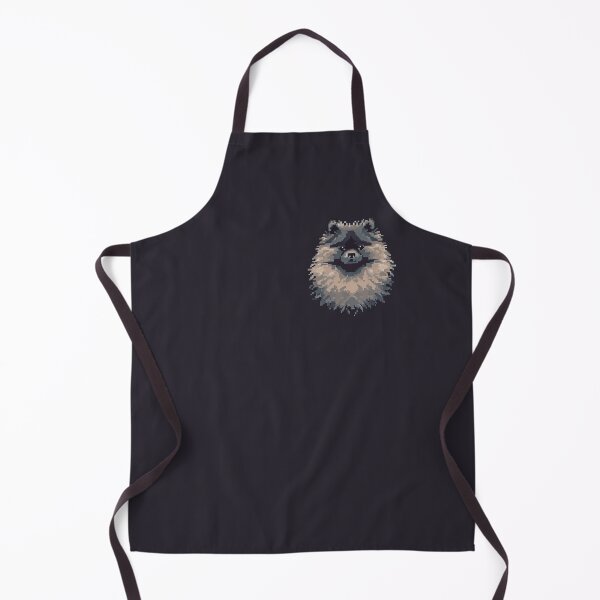 Item preview, Dog Keeshond Logo in Pixel Art - Dog Face Logo designed and sold by Woof-n-Wear.