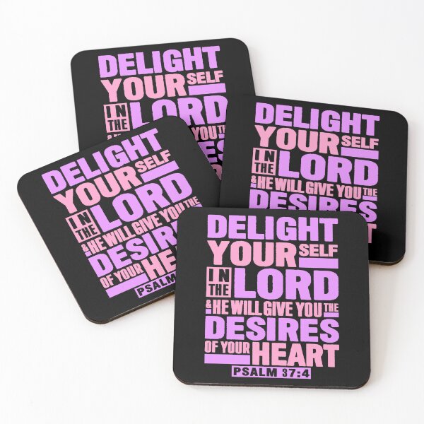 Item preview, Psalm 37:4 Delight Yourself In The LORD designed and sold by plushism.