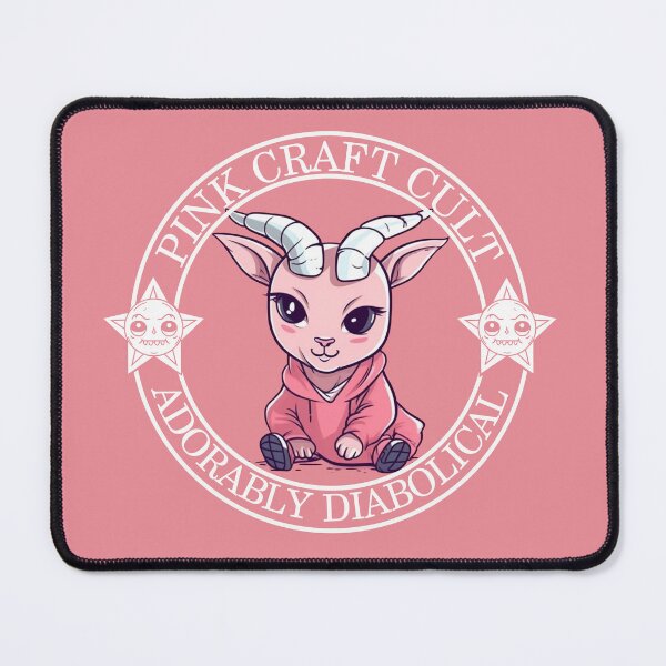 Item preview, Pink Craft Cult Adorable Baphomet designed and sold by culturestash.