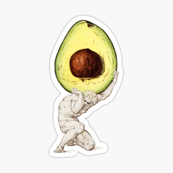 Avocado Yoga Sticker for Sale by Huebucket  Yoga stickers, Tumblr  stickers, Print stickers