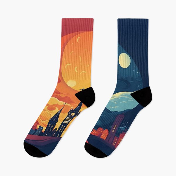 Item preview, Day and Night City Chillout Scene designed and sold by DaytoNightCo.
