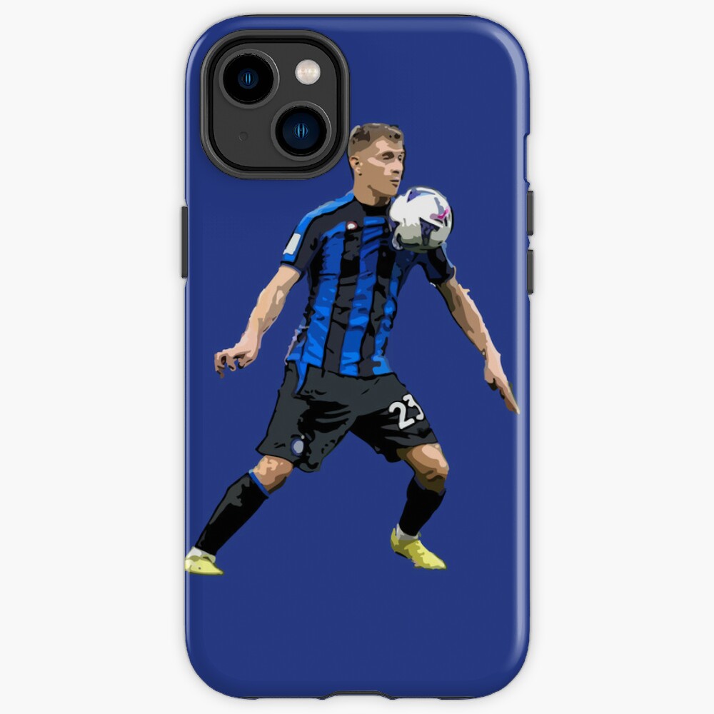 Nicolo Barella iPhone Case by raffrasta