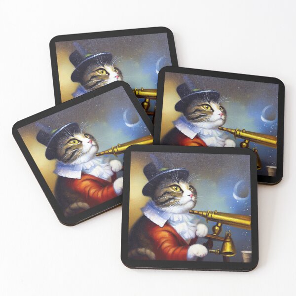 Item preview, Cat Astronomer designed and sold by CrankyOldDude.