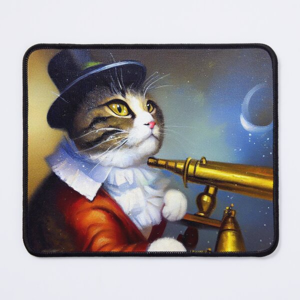 Item preview, Cat Astronomer designed and sold by CrankyOldDude.