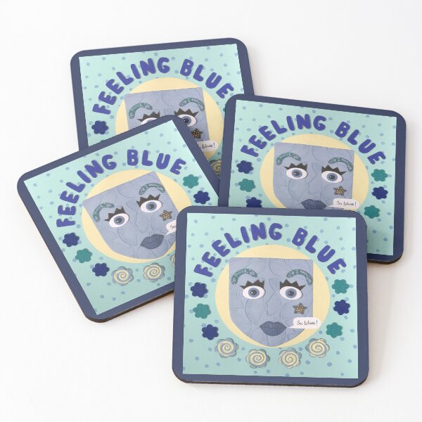 Item preview, Feeling Blue designed and sold by prunellaparsnip.