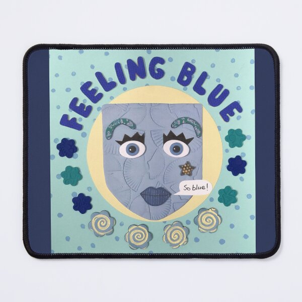 Item preview, Feeling Blue designed and sold by prunellaparsnip.