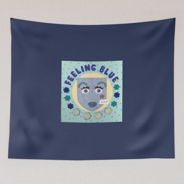 Item preview, Feeling Blue designed and sold by prunellaparsnip.