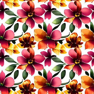 Artwork thumbnail, Flower Pattern "Scott" by patternsforp