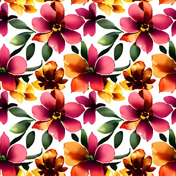 Artwork thumbnail, Flower Pattern "Scott" by Patterns For Products