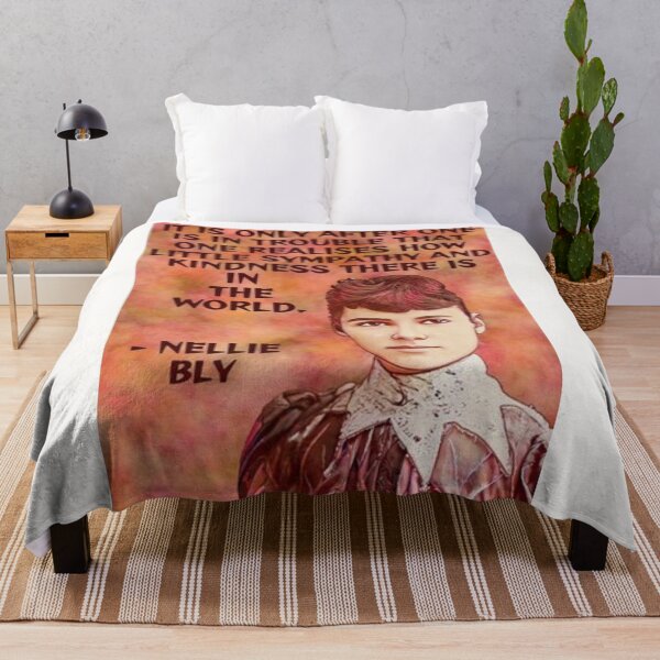 Item preview,  Radical Feminist Quote - Nellie Bly - It Is Only After One Is In Trouble That One Realises How Little Sympathy And Kindness There Is In The World designed and sold by LethalPixieDust.