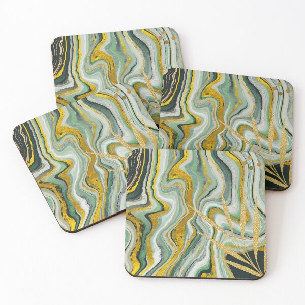 Item preview, Green & Gold lines designed and sold by madart1999.