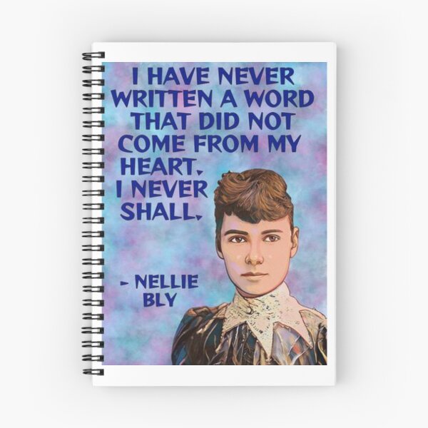 Item preview, Radical Feminist Quote - Nellie Bly - I Have Never Written A Word That Did Not Come From My Heart. I Never Shall. designed and sold by LethalPixieDust.