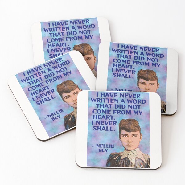 Item preview, Radical Feminist Quote - Nellie Bly - I Have Never Written A Word That Did Not Come From My Heart. I Never Shall. designed and sold by LethalPixieDust.