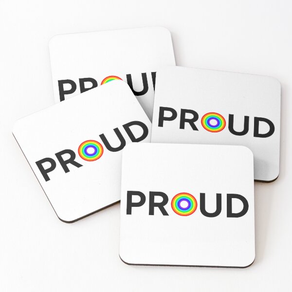 Item preview, Proud Rainbow (Black Text) designed and sold by timmytots.