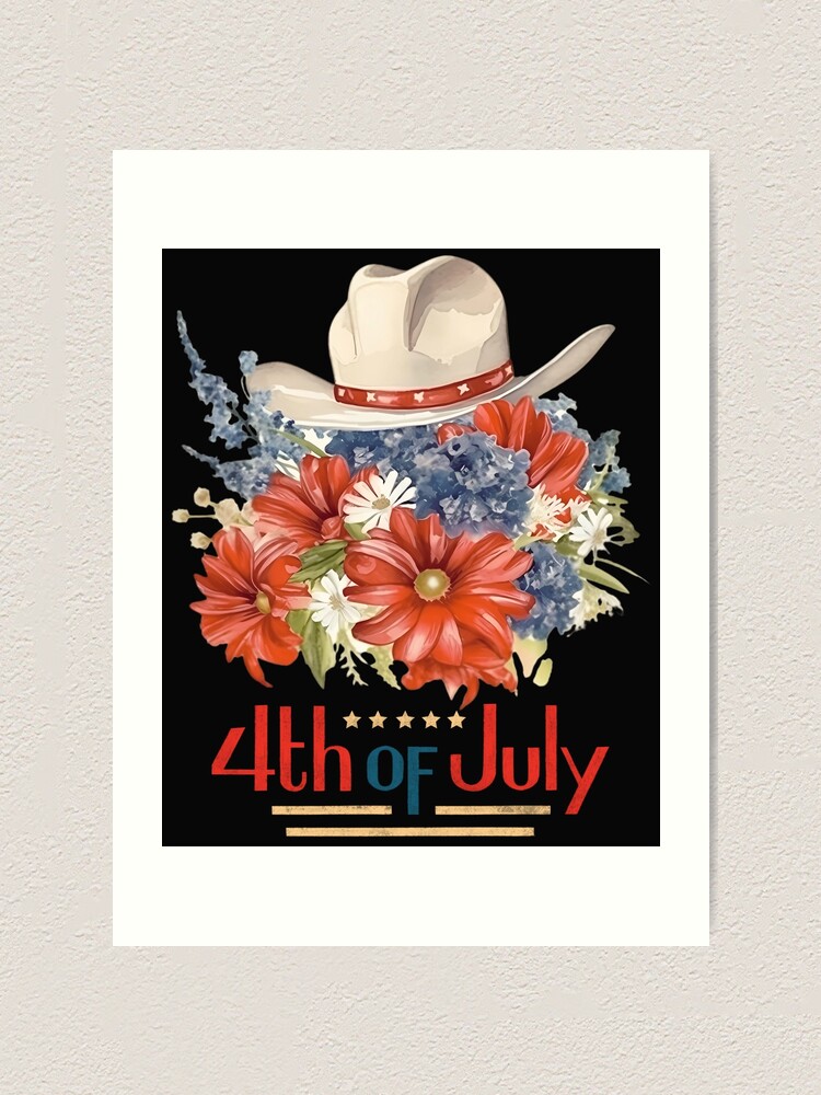 4th of July Cowboy Hat