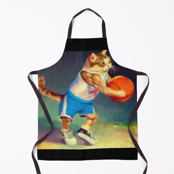 Item preview, Cat Playing Basketball designed and sold by CrankyOldDude.