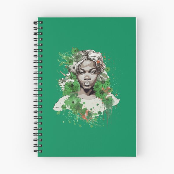 Item preview, Floral Illustration - Trash Polka Inspired - Nigerian woman designed and sold by brindled.