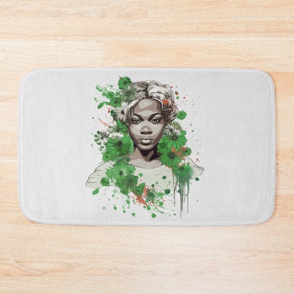 Item preview, Floral Illustration - Trash Polka Inspired - Nigerian woman designed and sold by brindled.