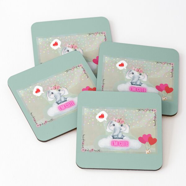 Item preview,  Elephantine: I'm cute designed and sold by hayari's designs.