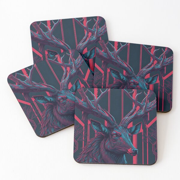 Item preview, cyberpunk deer designed and sold by lakomiakow.