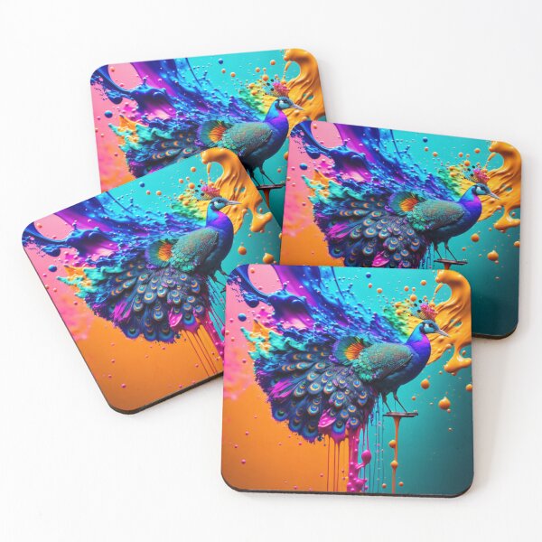Artikelvorschau, Peacock Paint Splash entworfen und verkauft von Sweet-Medley.