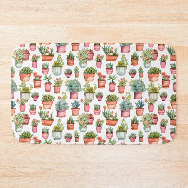 Item preview, Watercolor Succulent Pattern designed and sold by CraftingImpulse.