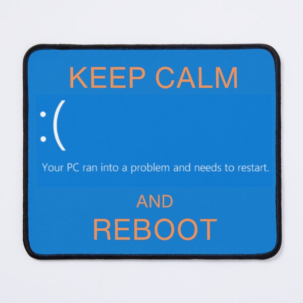 Item preview, Keep Calm and reboot designed and sold by teaEarl-GreyHot.