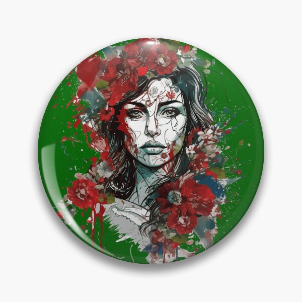 Item preview, Floral Illustration - Trash Polka Inspired - Portuguese woman designed and sold by brindled.