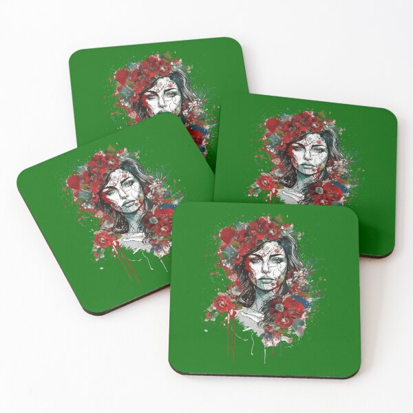 Item preview, Floral Illustration - Trash Polka Inspired - Portuguese woman designed and sold by brindled.