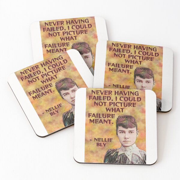 Item preview, Radical Feminist Quote - Nellie Bly - Never Having Failed I Could Not Pictured What Failure Meant designed and sold by LethalPixieDust.