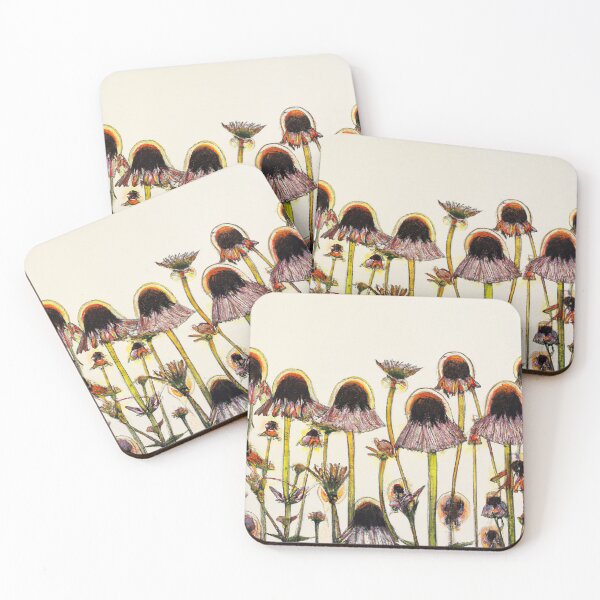 Item preview, Coneflowers in Space designed and sold by ArtSea-Bubble.