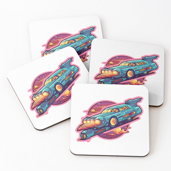 Item preview, Space Cruiser: A Futuristic Journey in Pink designed and sold by Stickityboo.