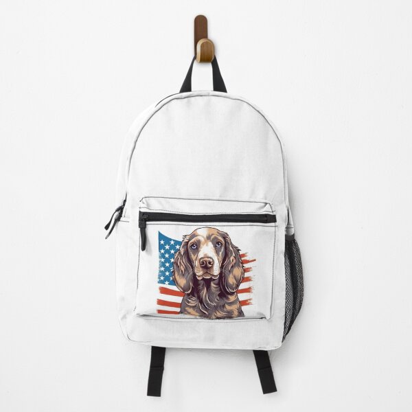 Item preview, Dog With American Flag designed and sold by CraftingImpulse.