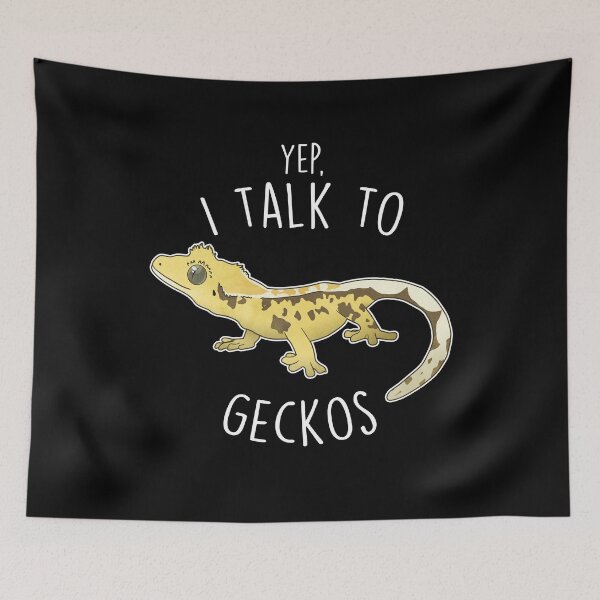 Item preview, I Talk To Crested Gecko Lizard Reptile designed and sold by Clara Hollins.