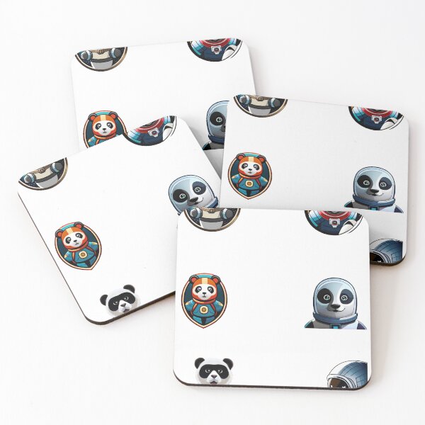Item preview, Astronaut panda  school stickers pack  designed and sold by JoyMike.