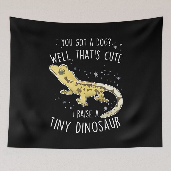 Item preview, Crested Gecko Tiny Dinosaur designed and sold by Clara Hollins.