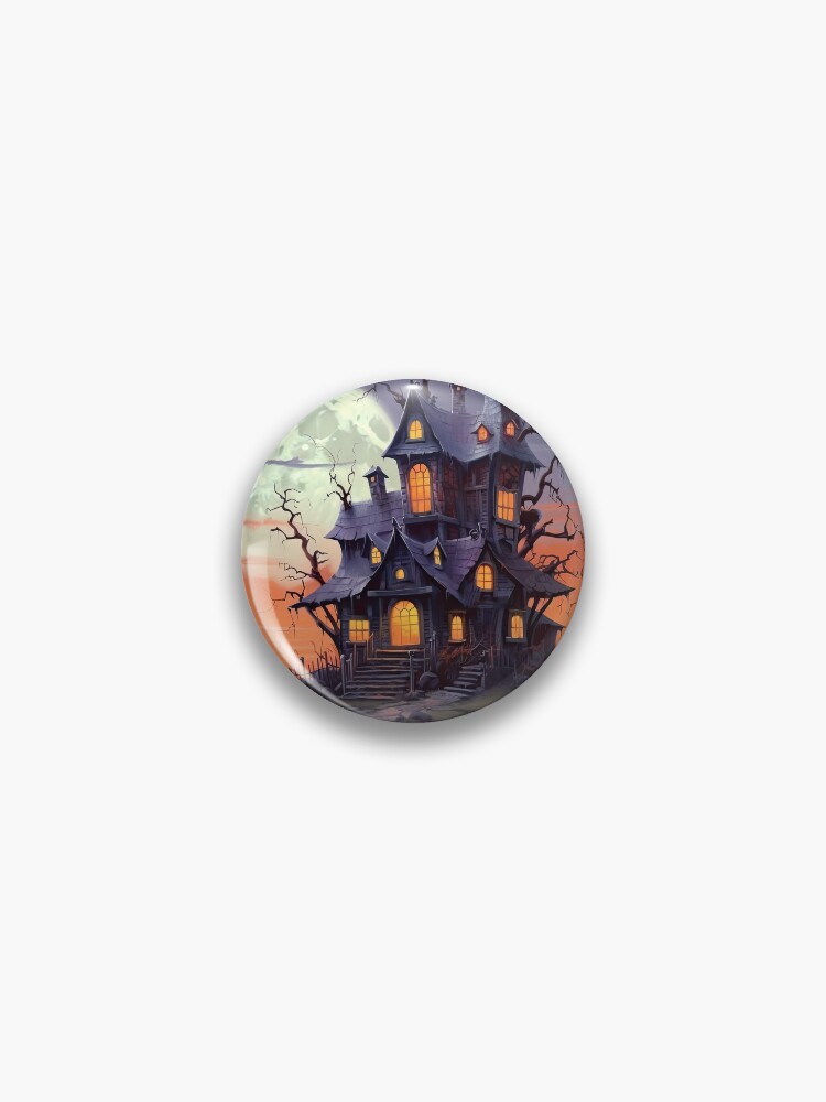 Thumbnail 1 of 3, Pin, House on the Hill designed and sold by LynneMitchell.